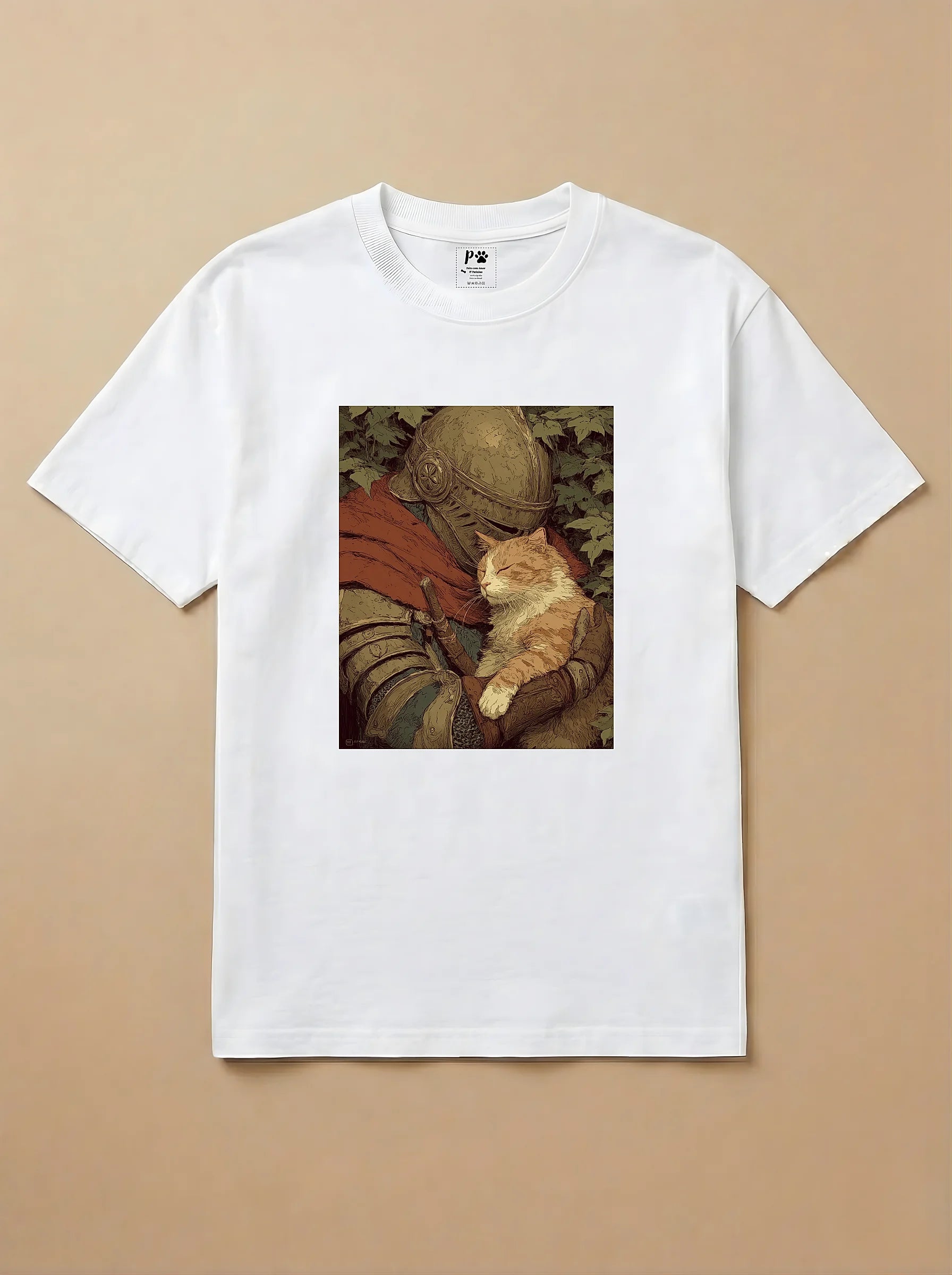 Camisa Cavaleiros - Gato Laranja