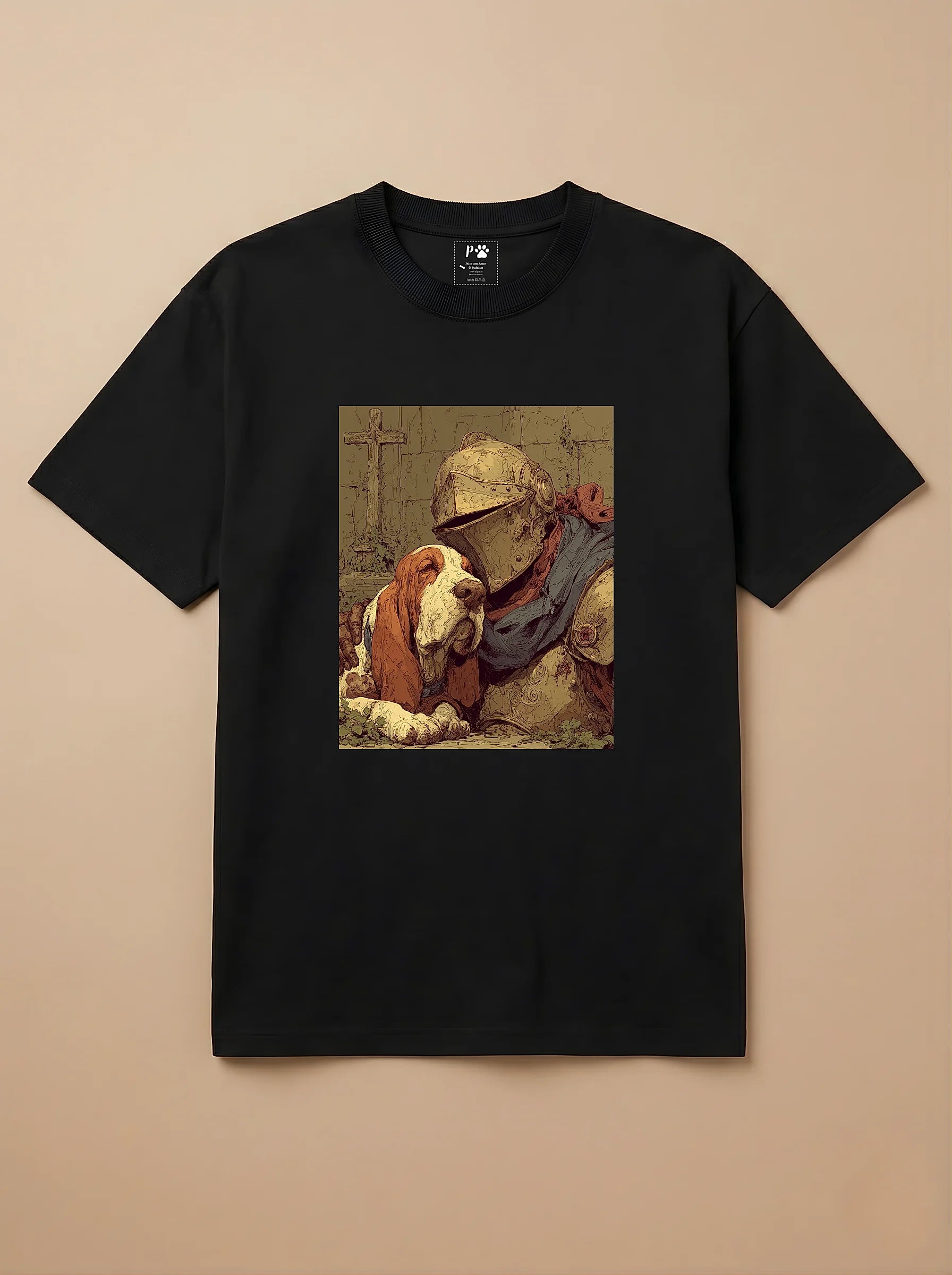 Camisa Cavaleiros - Basset Hound
