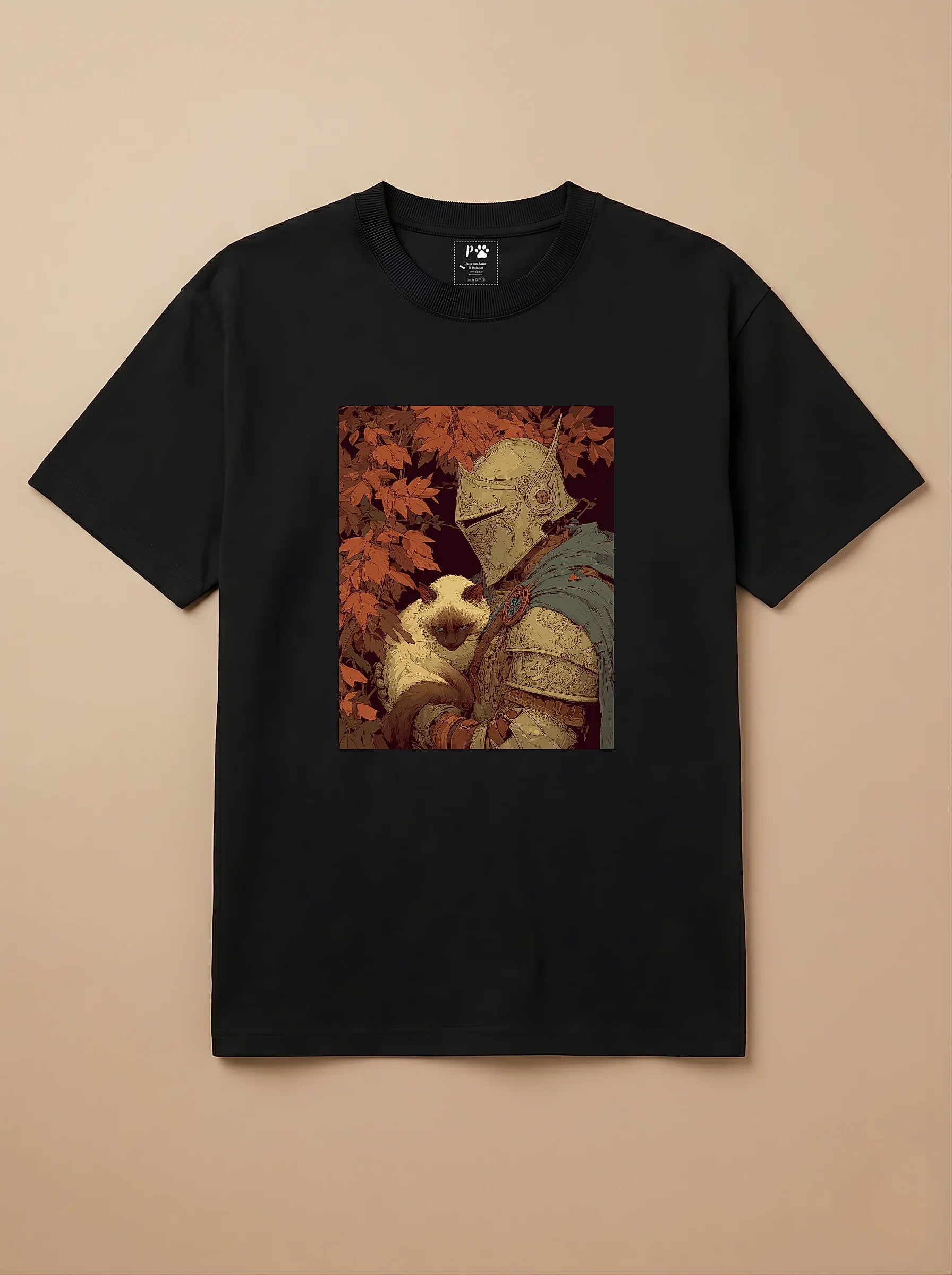 Camisa Cavaleiros - Gato Siamês