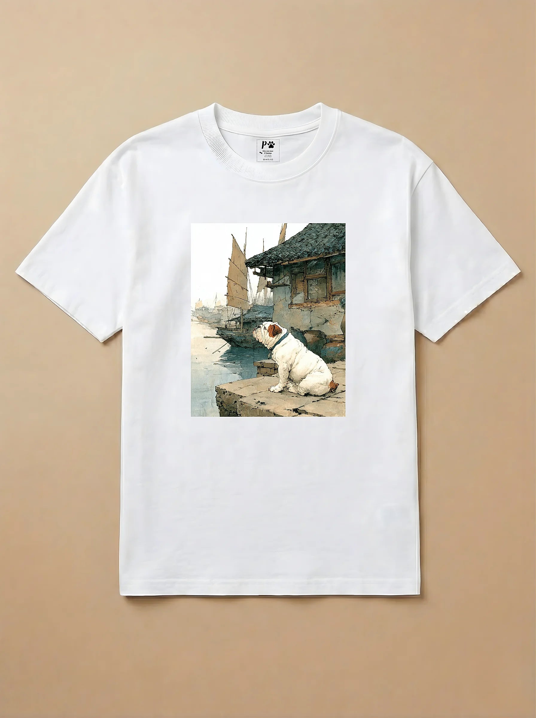 Camisa Arte Chinesa - Bulldog Inglês