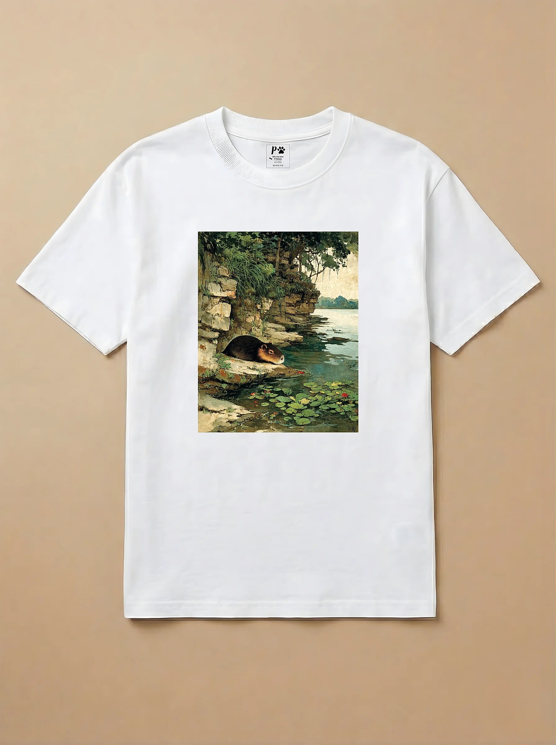 Camisa Arte Chinesa - Capivara