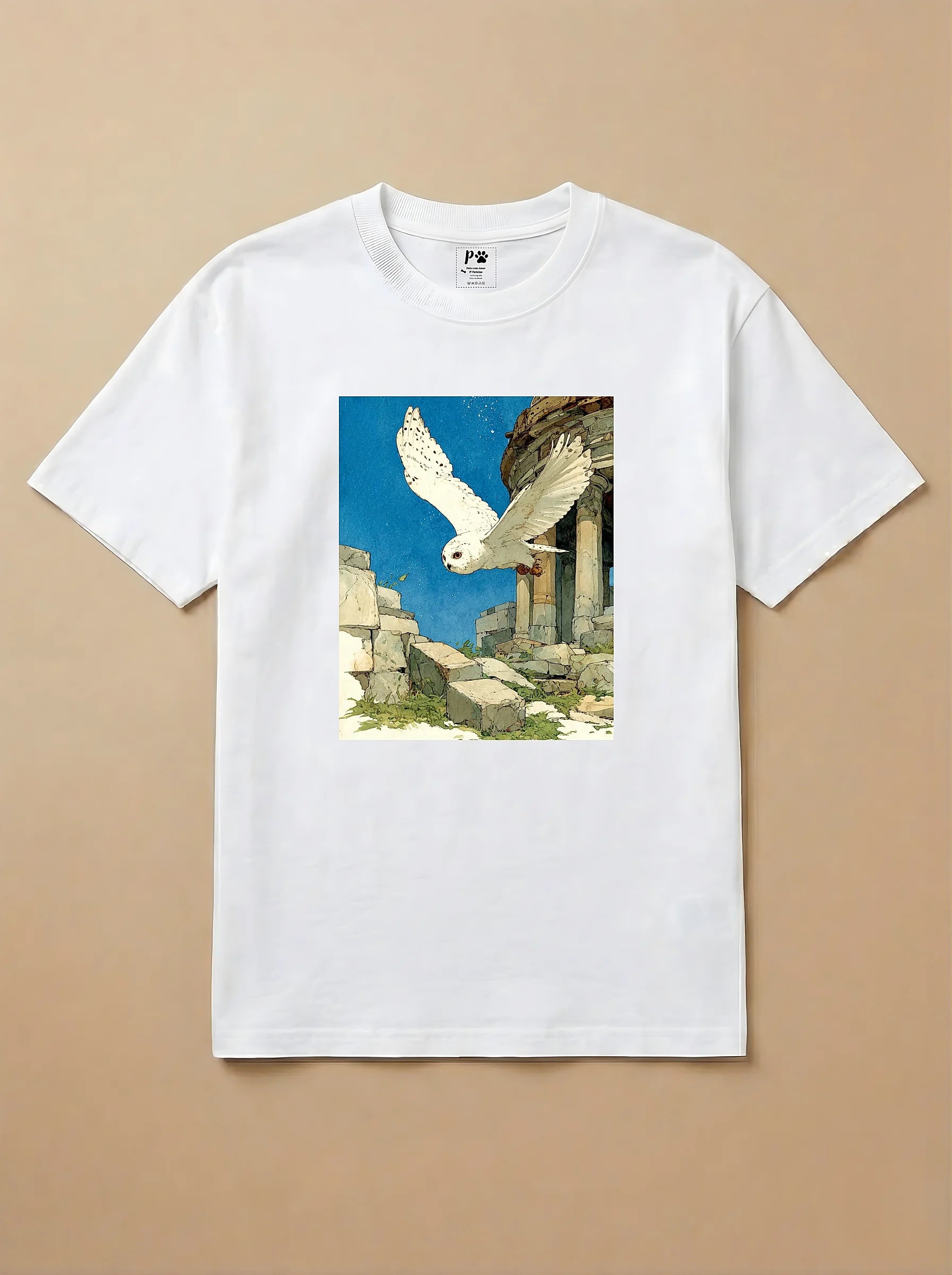 Camisa Arte Chinesa - Coruja