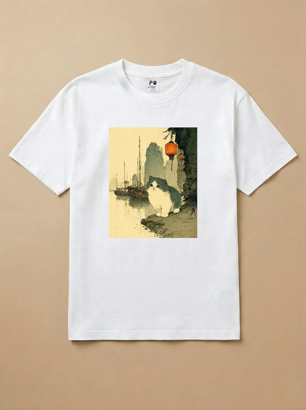 Camisa Arte Chinesa - Gato Escocês