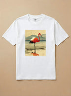 Camisa Arte Chinesa - Flamingo