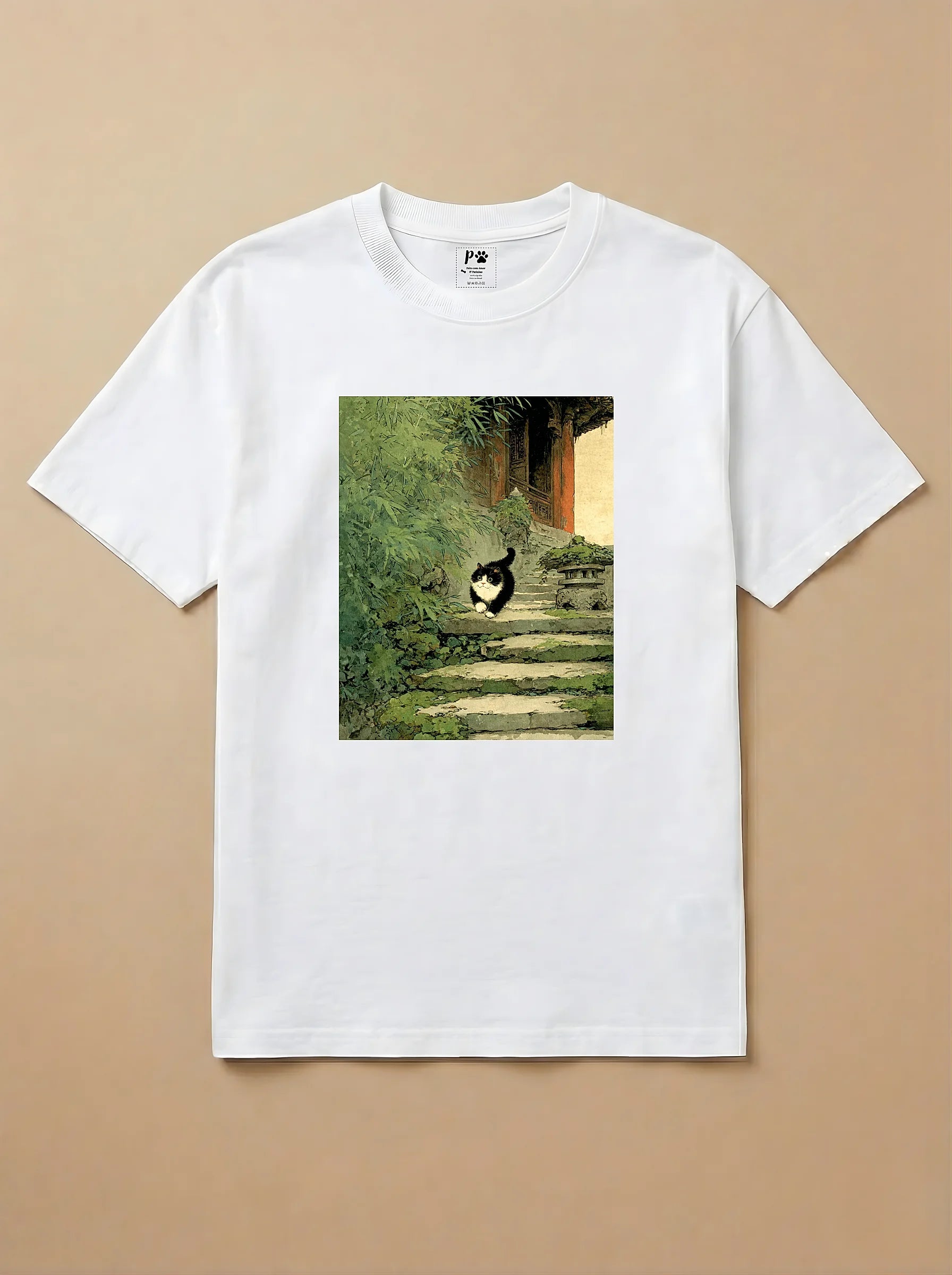 Camisa Arte Chinesa - Gato Frajola