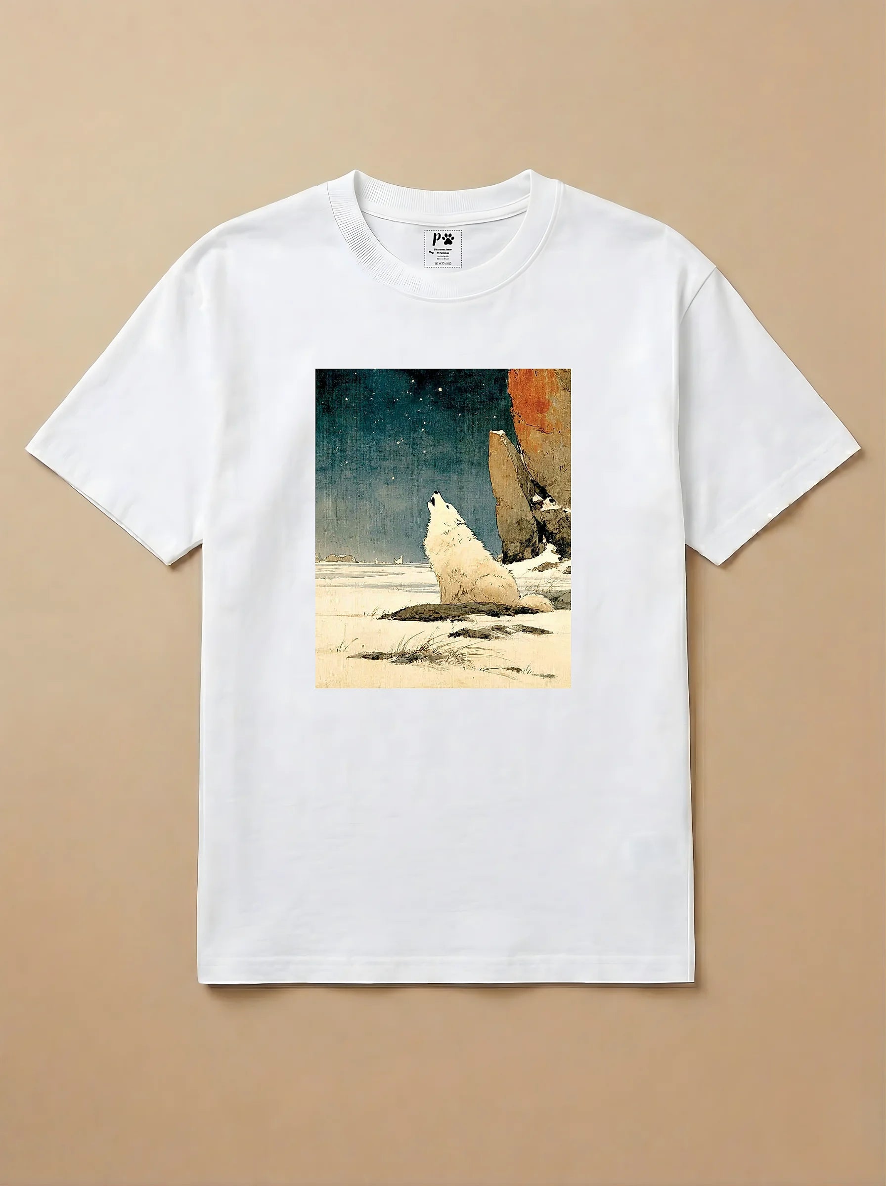 Camisa Arte Chinesa - Lobo