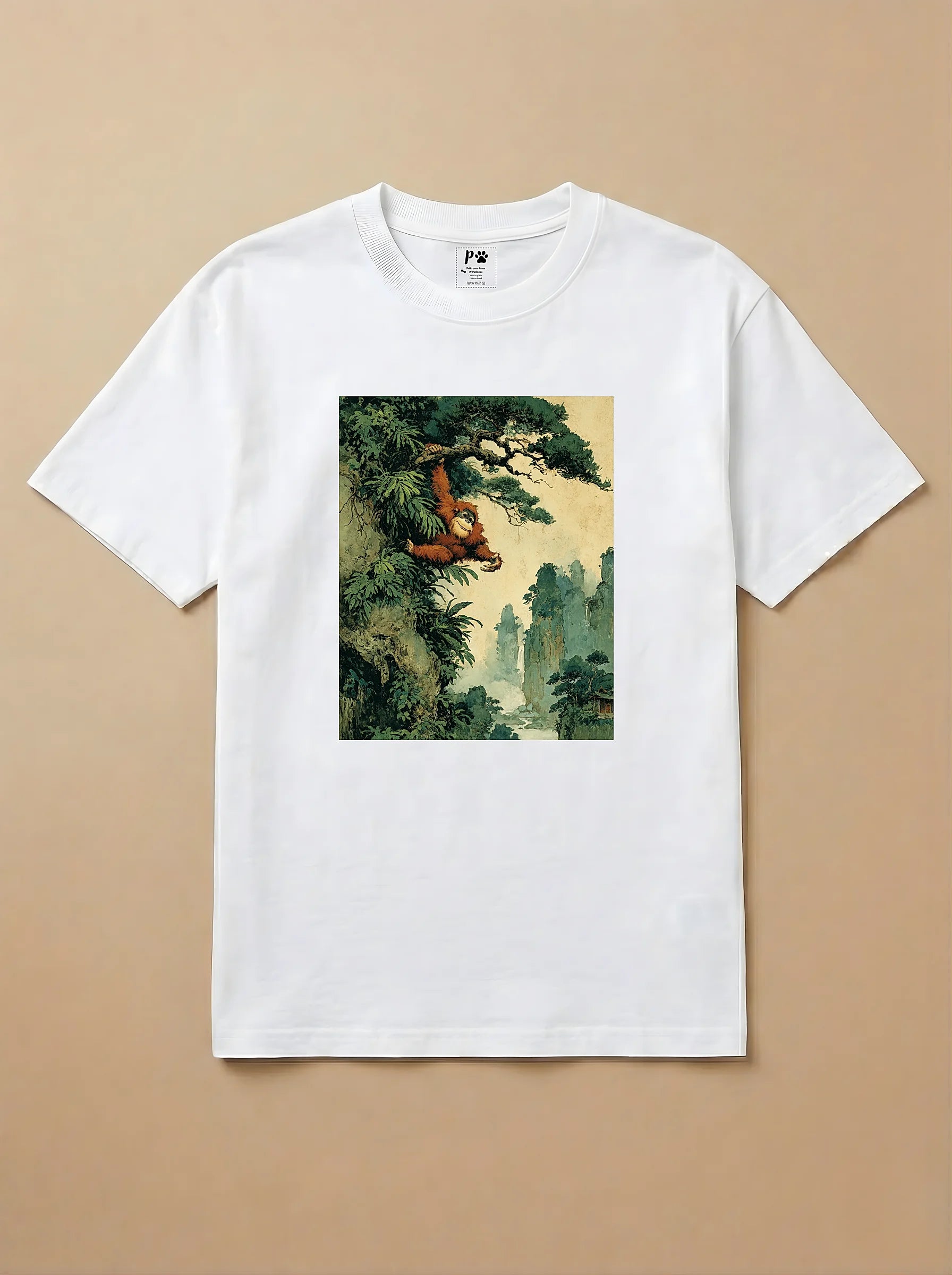 Camisa Arte Chinesa - Orangotango