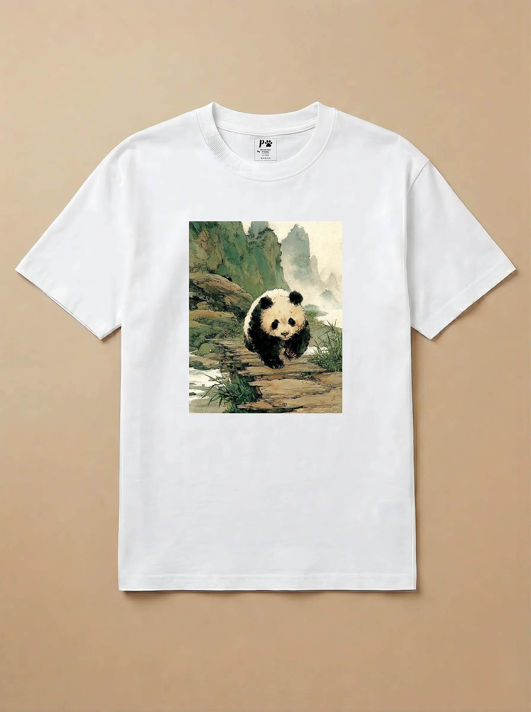Camisa Arte Chinesa - Panda