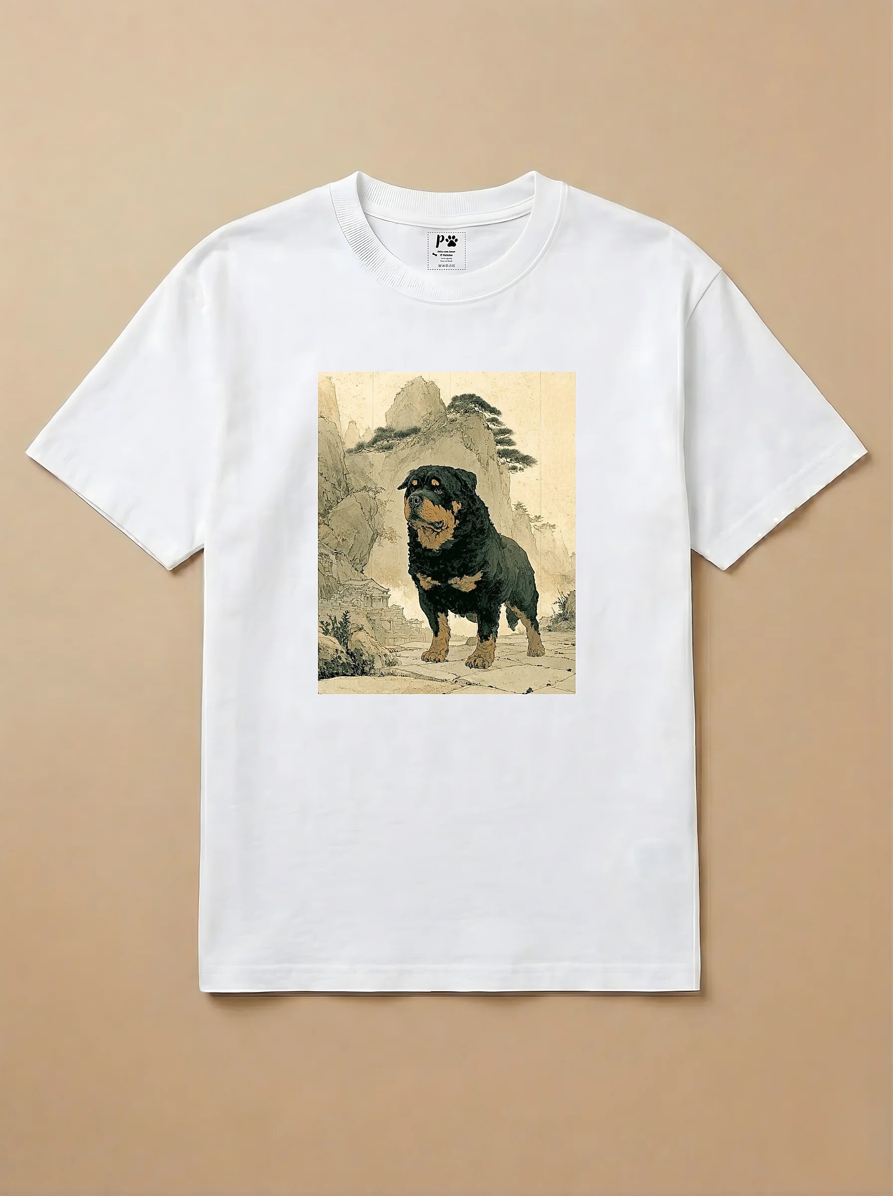 Camisa Arte Chinesa - Rottweiler