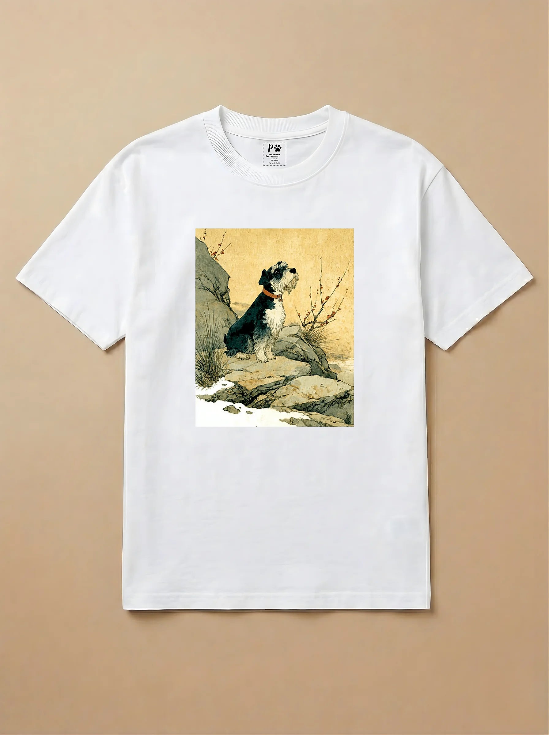 Camisa Arte Chinesa - Schnauzer