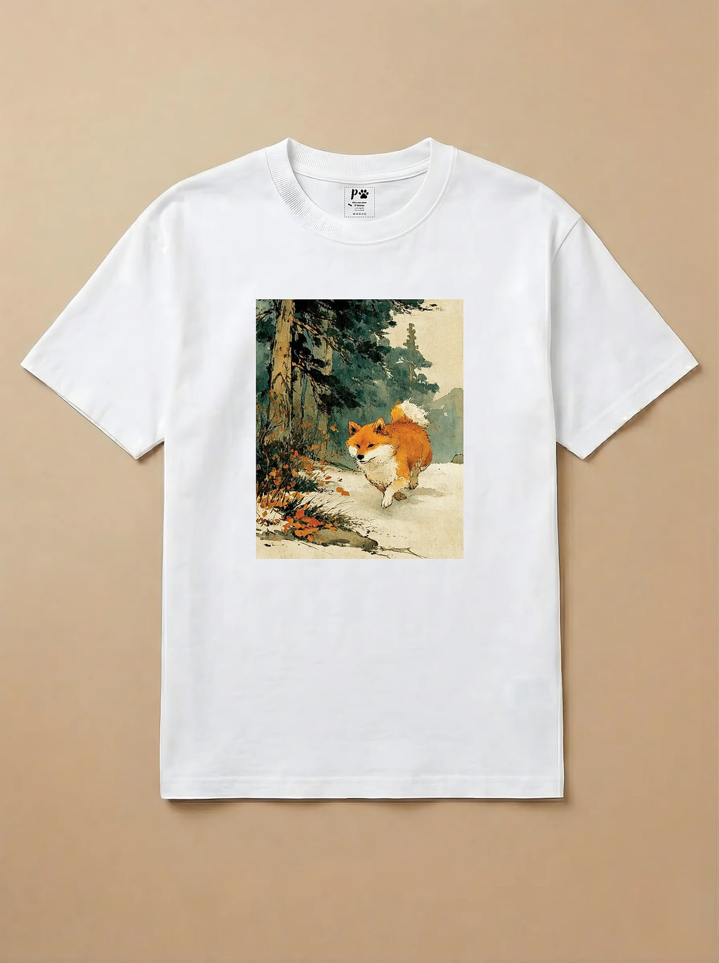 Camisa Arte Chinesa - Shiba Inu
