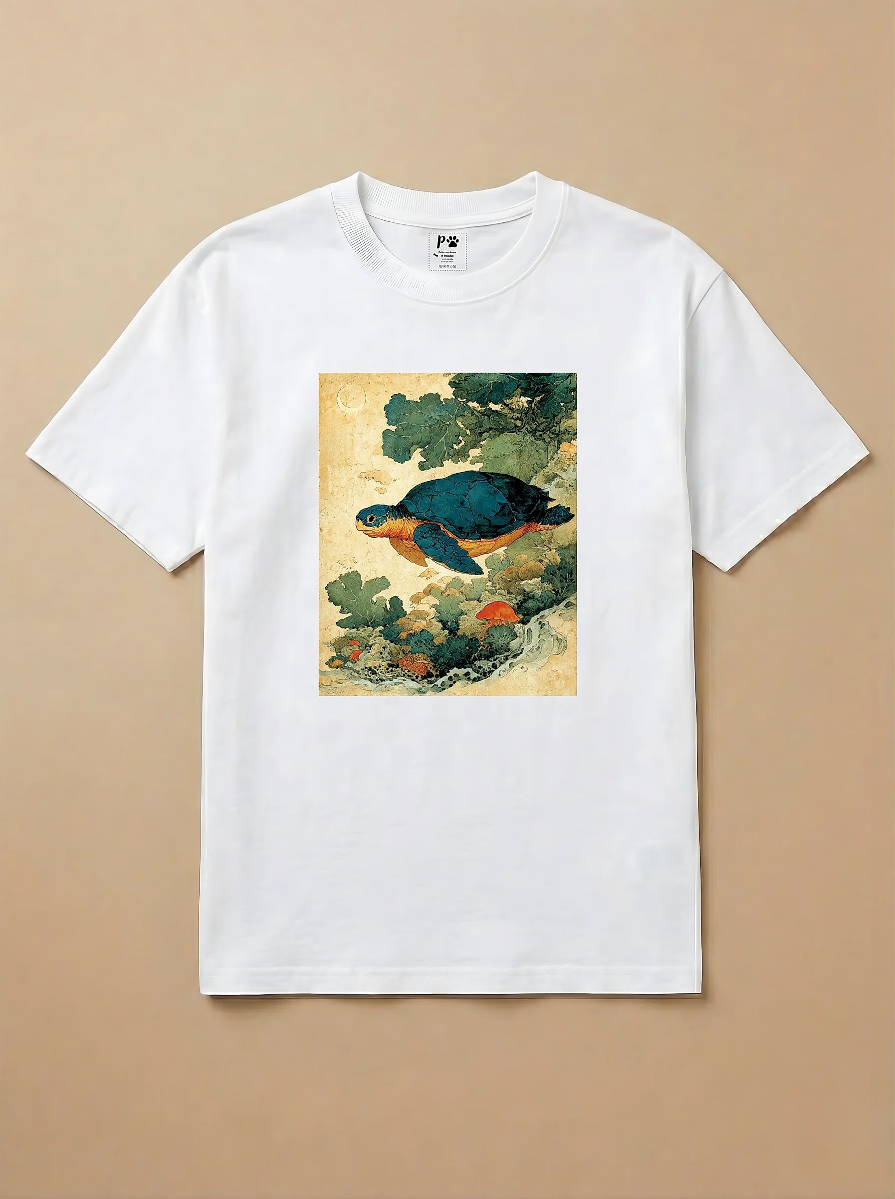 Camisa Arte Chinesa - Tartaruga