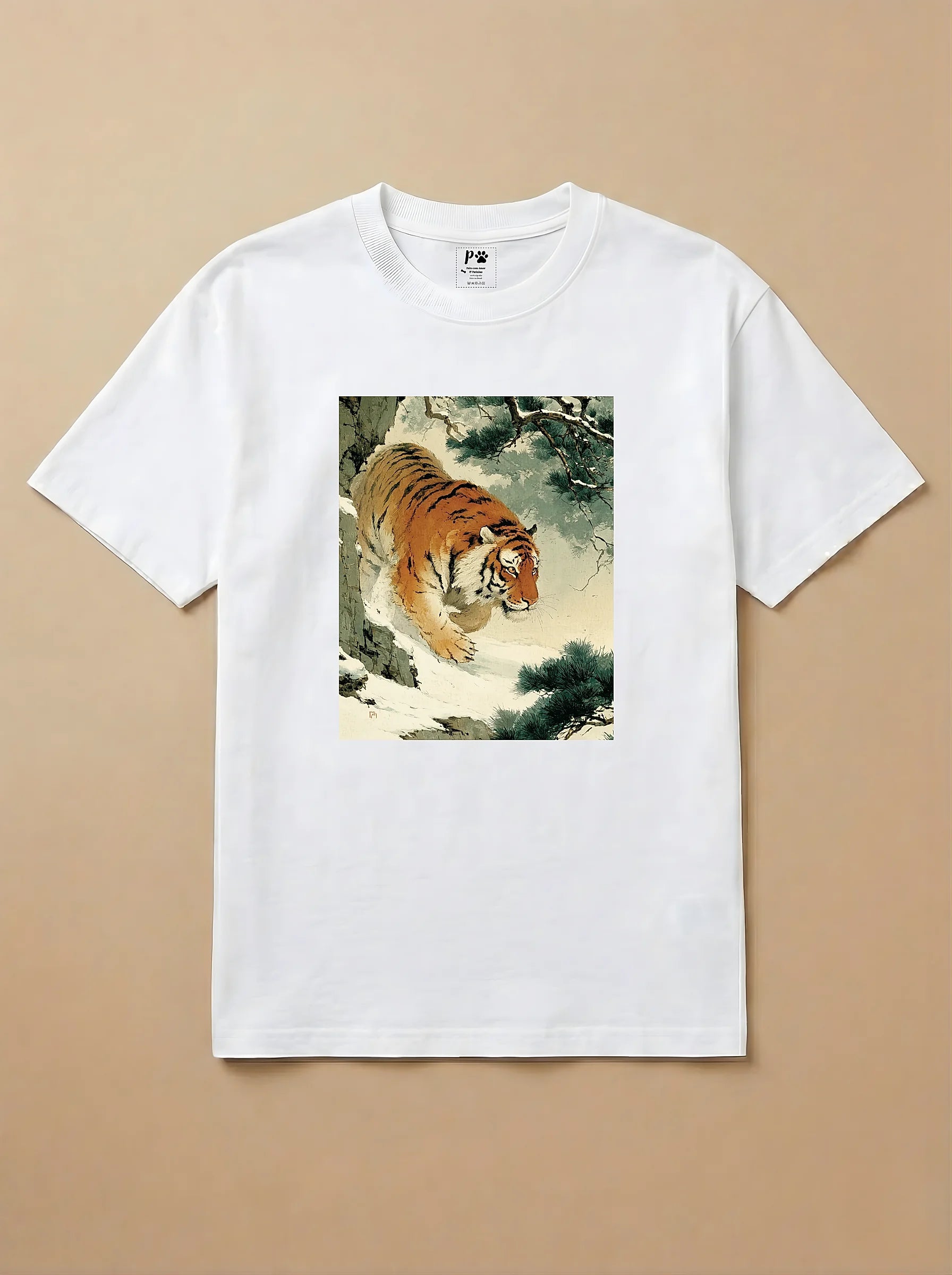 Camisa Arte Chinesa - Tigre