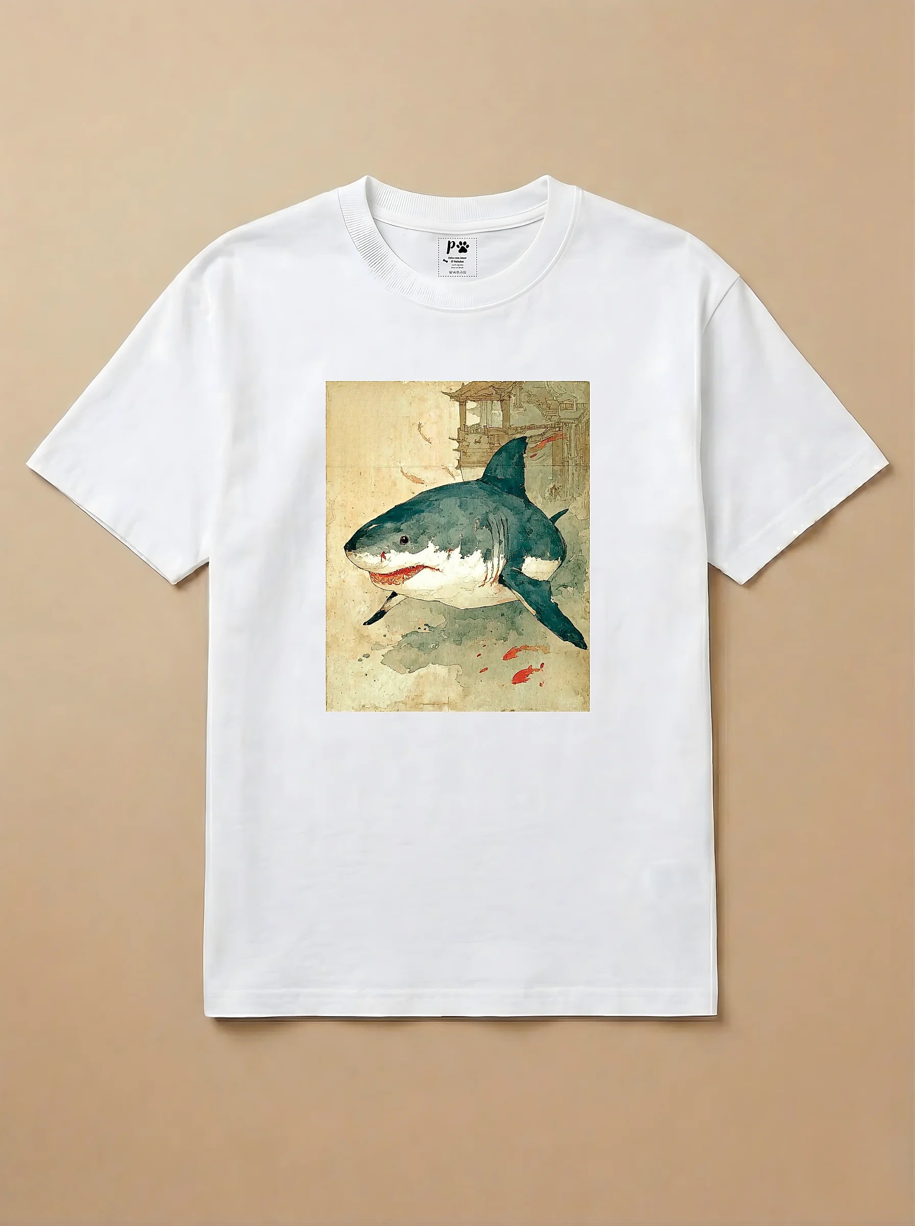 Camisa Arte Chinesa - Tubarão