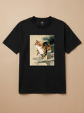 Camisa Arte Chinesa - Gato de Bengala