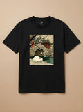 Camisa Arte Chinesa - Gato Branco