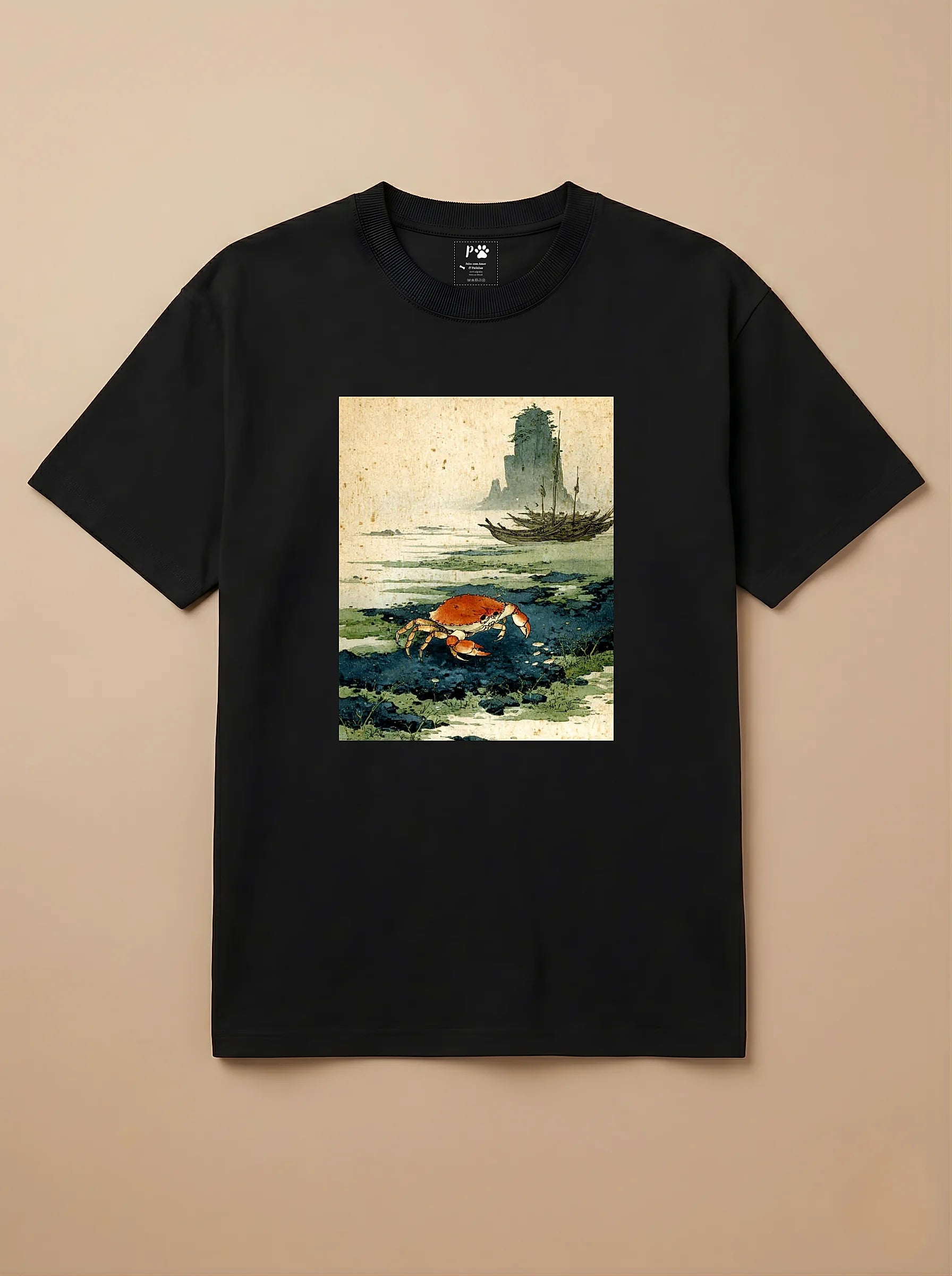 Camisa Arte Chinesa - Caranguejo