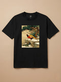Camisa Arte Chinesa - Faisão Dourado