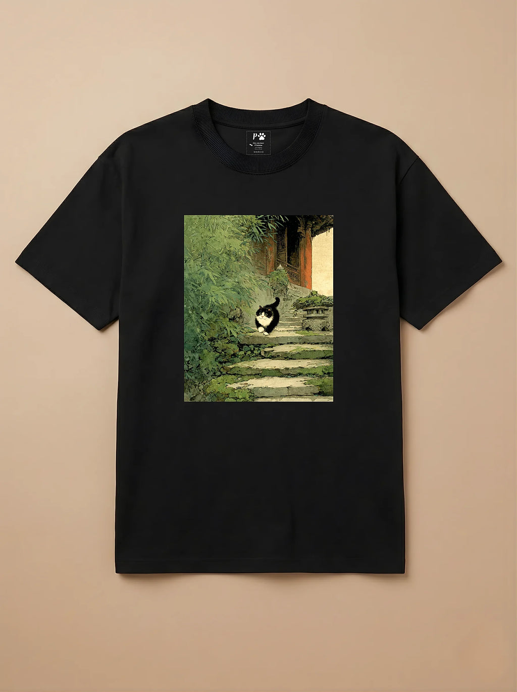 Camisa Arte Chinesa - Gato Frajola