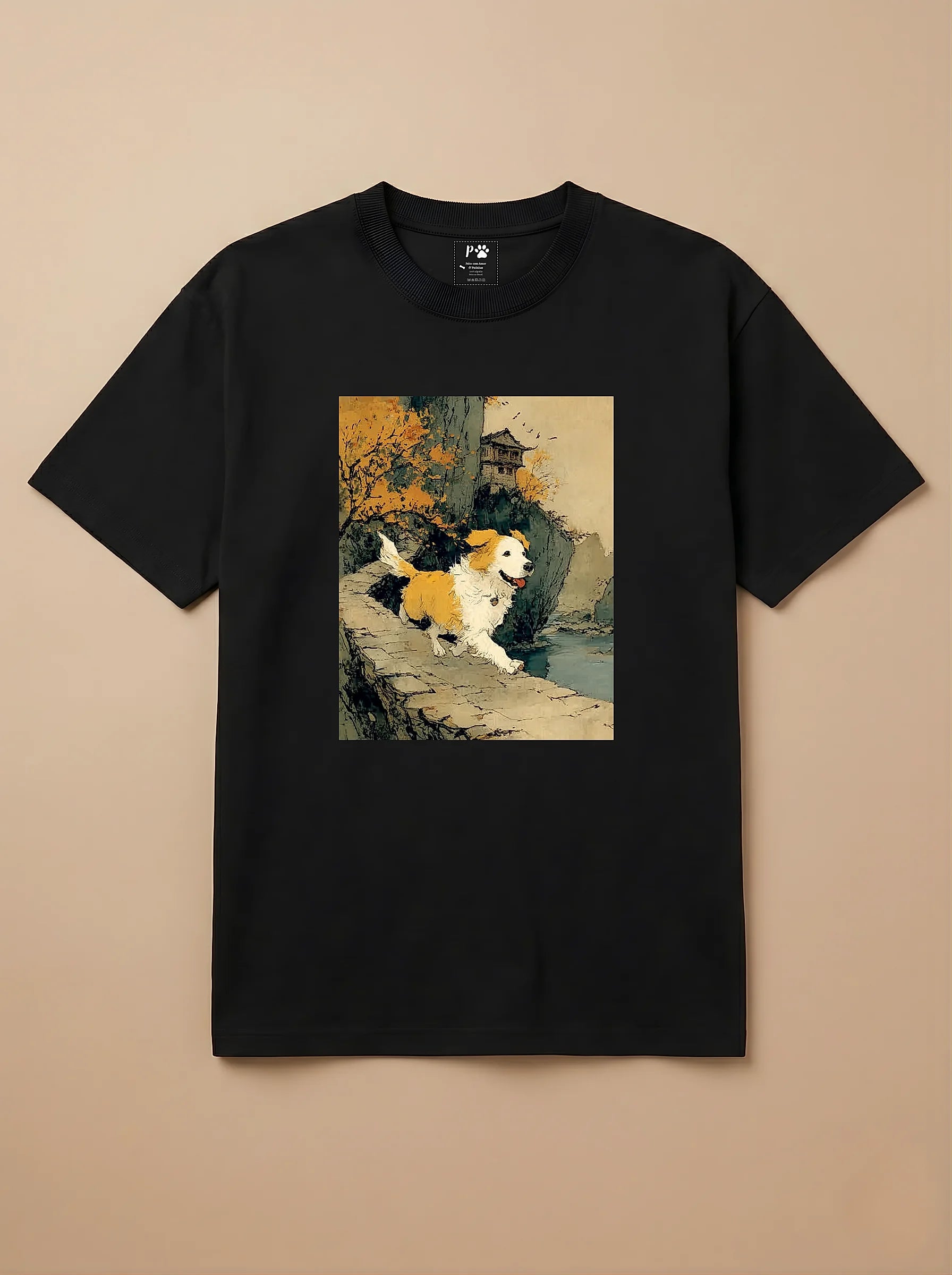 Camisa Arte Chinesa - Golden