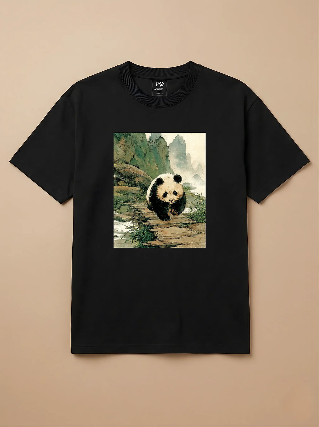 Camisa Arte Chinesa - Panda