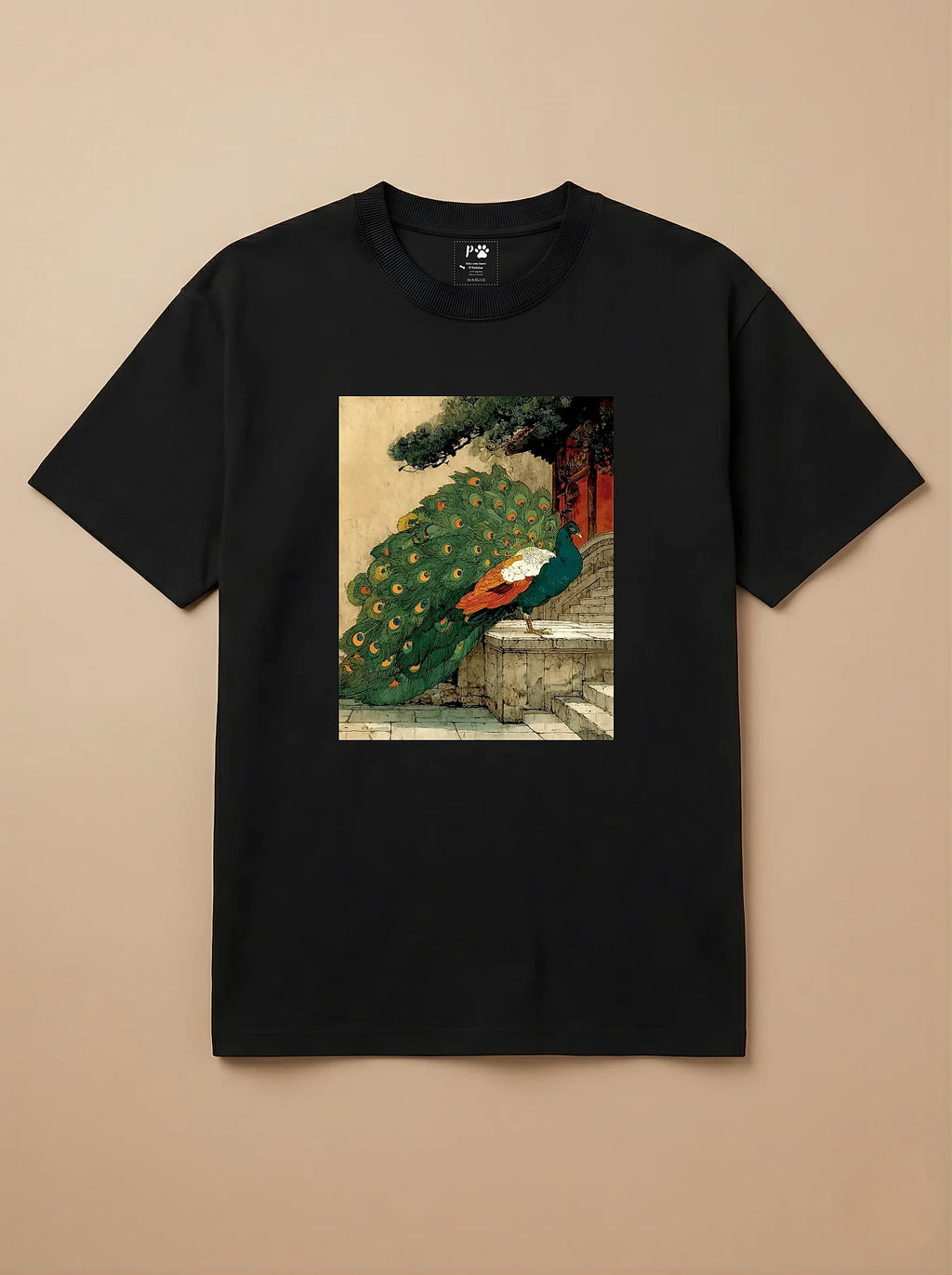 Camisa Arte Chinesa - Pavão
