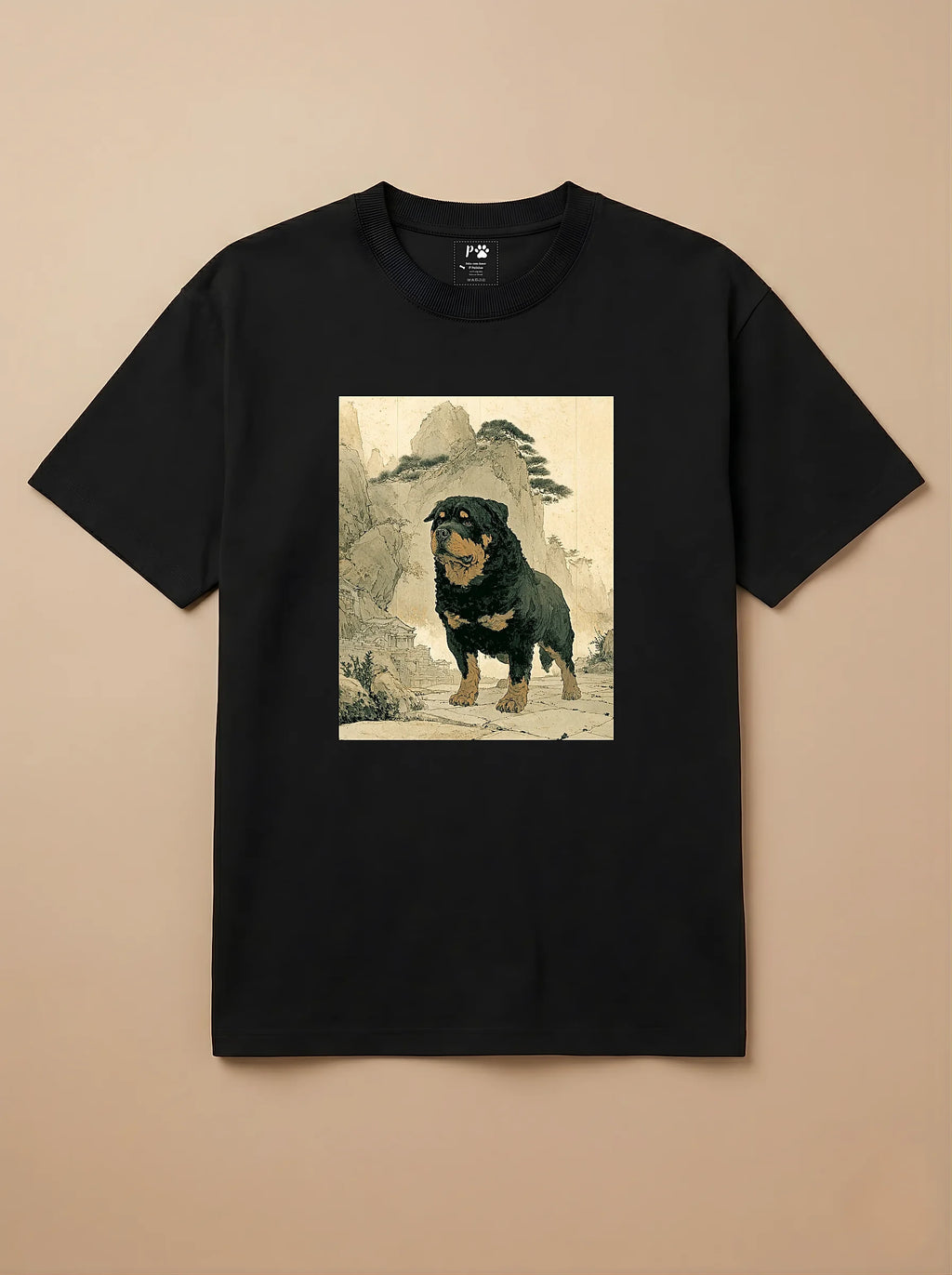Camisa Arte Chinesa - Rottweiler