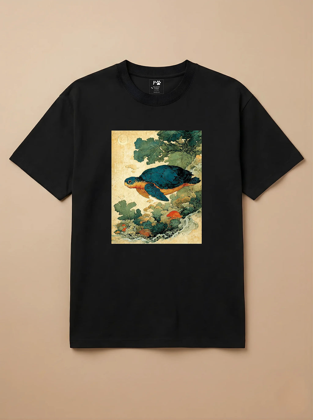Camisa Arte Chinesa - Tartaruga