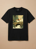 Camisa Arte Chinesa - Gato Tricolor
