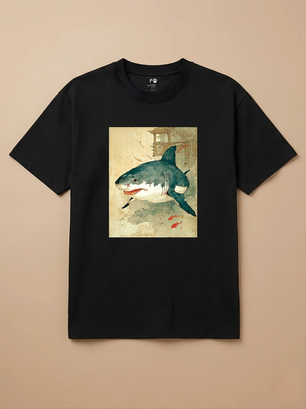 Camisa Arte Chinesa - Tubarão