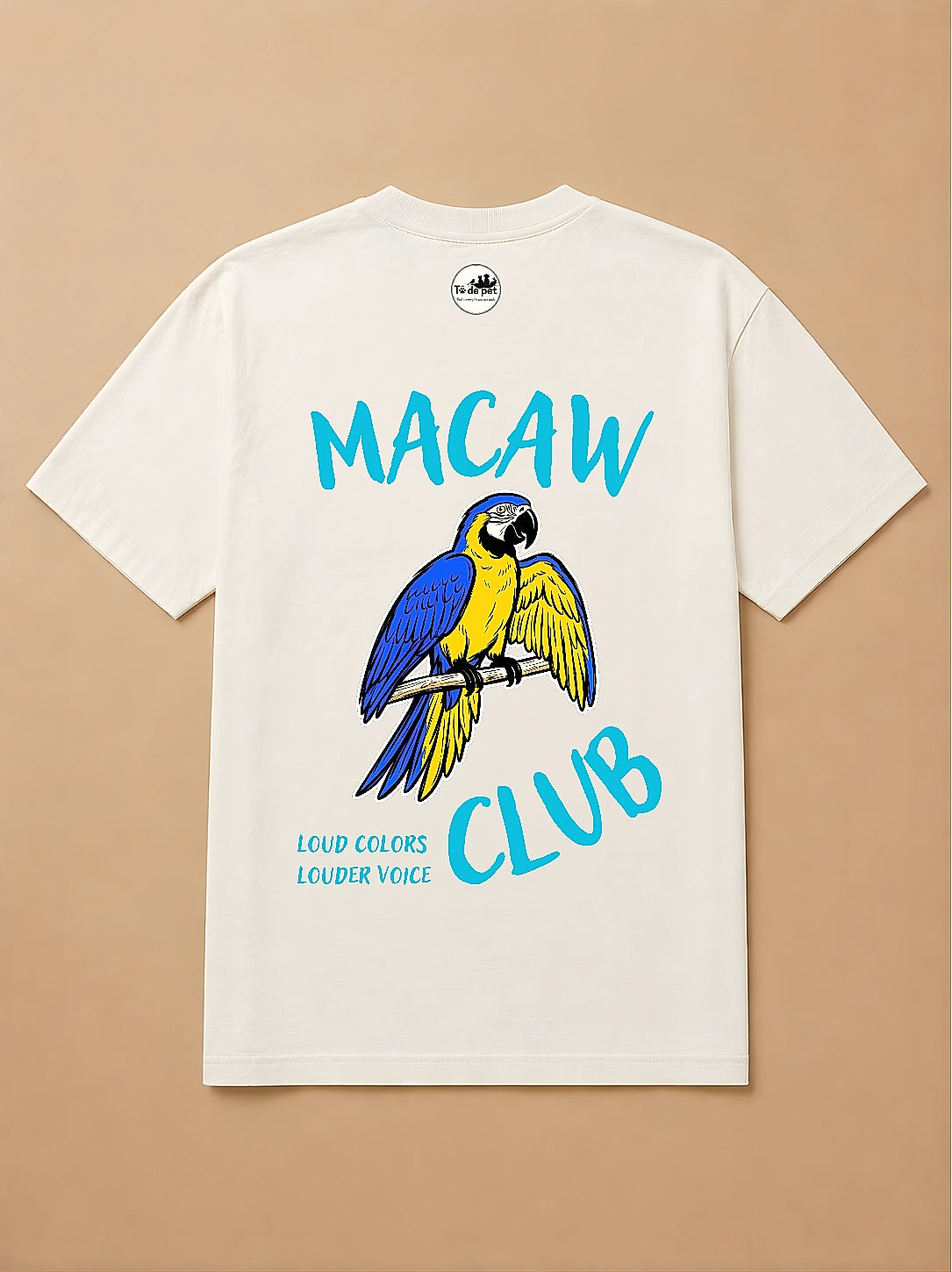 Camisa Oversized Clube dos Pets - Arara Azul