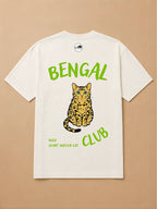 Camisa Oversized Clube dos Pets - Gato de Bengala