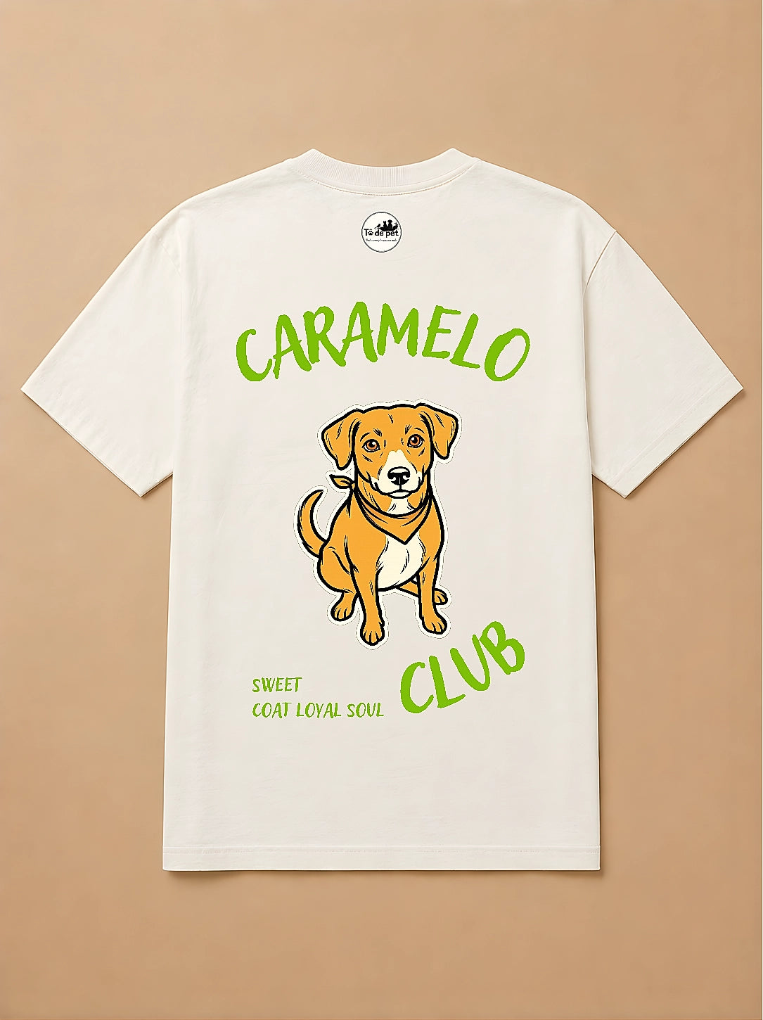 Camisa Oversized Clube dos Pets - Caramelo