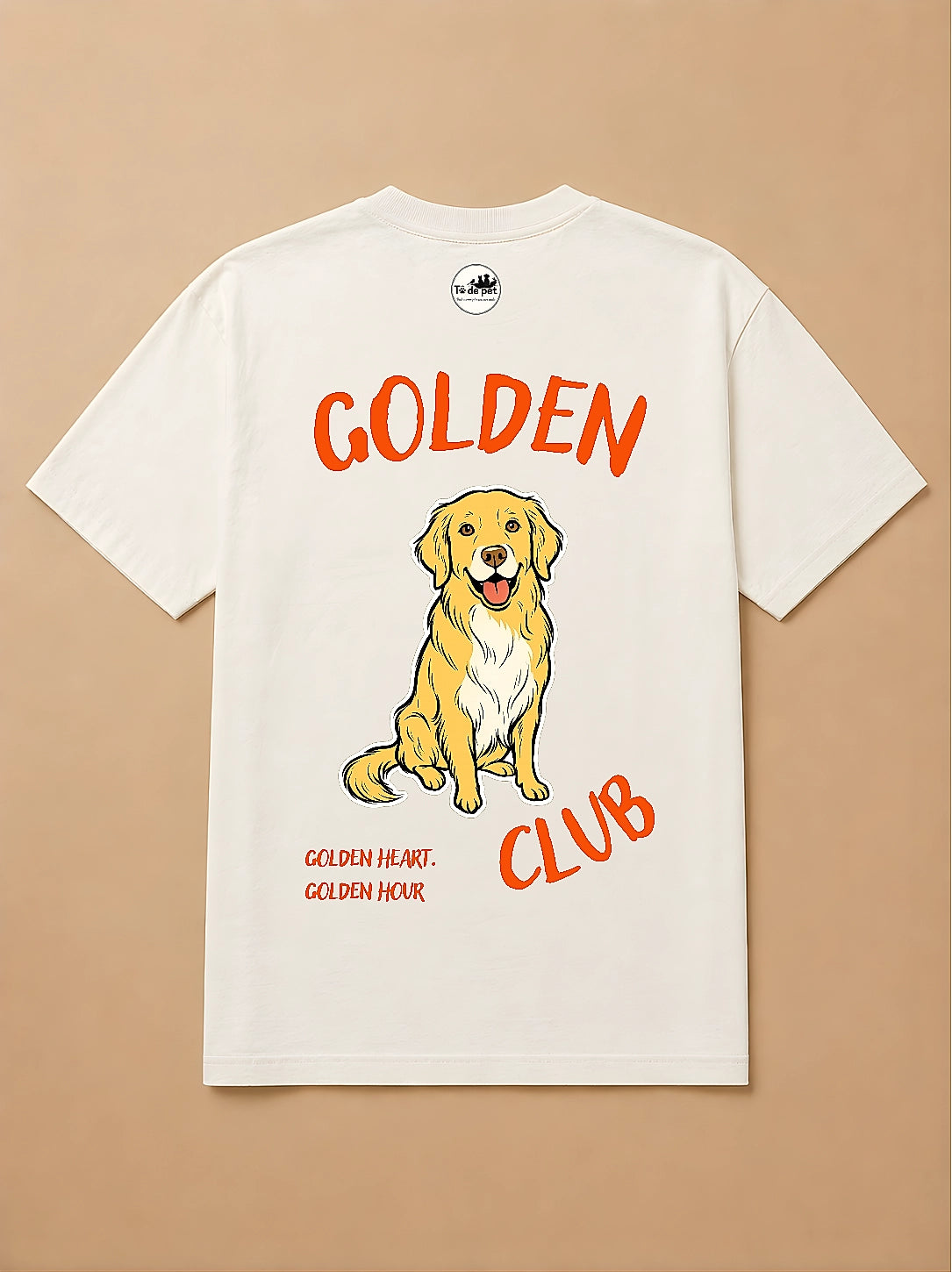 Camisa Oversized Clube dos Pets - Golden