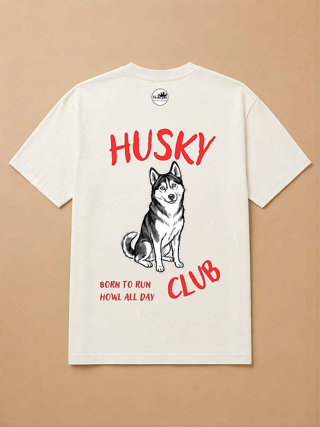 Camisa Oversized Clube dos Pets - Husky