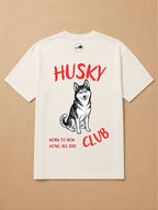 Camisa Oversized Clube dos Pets - Husky