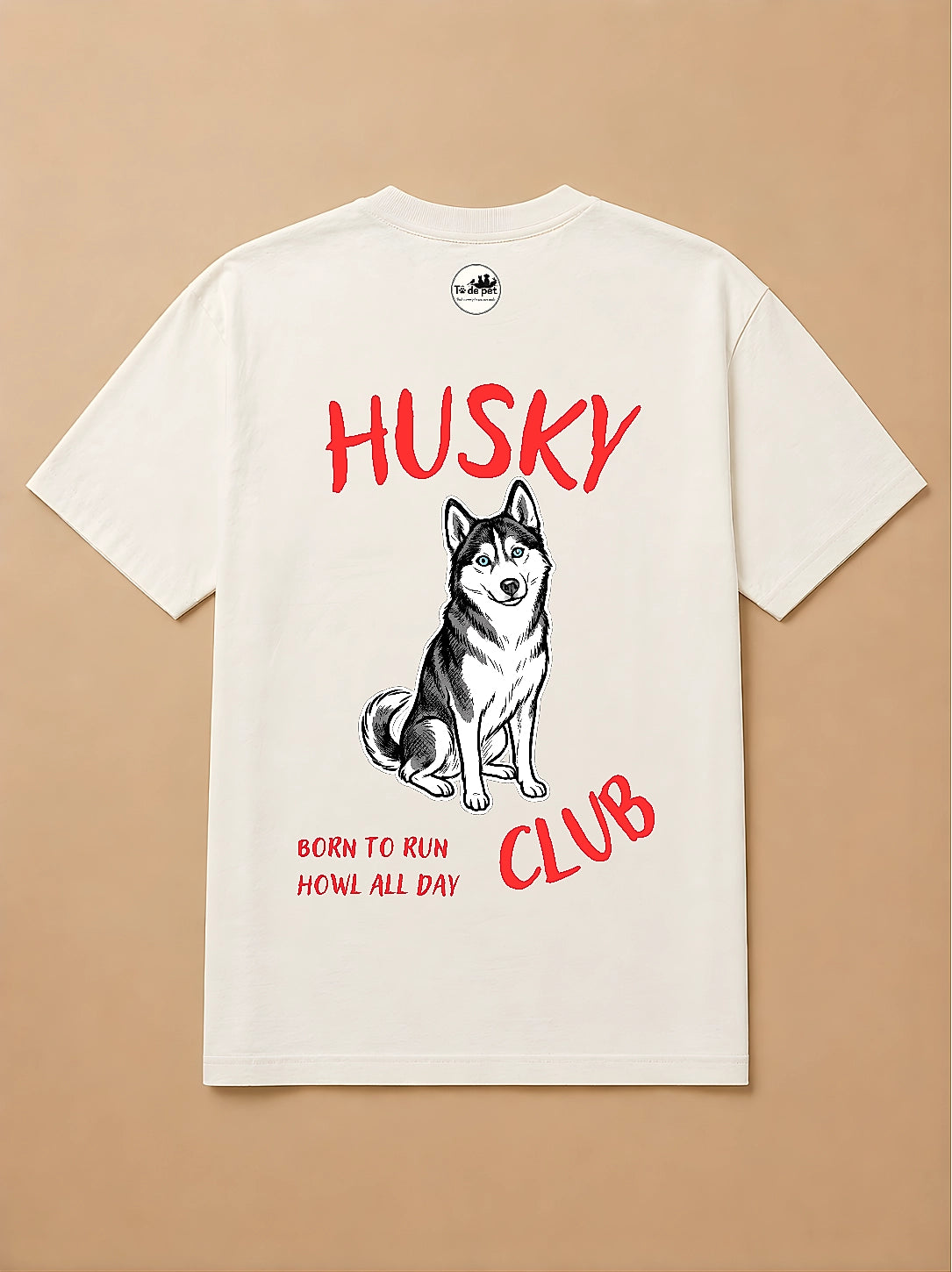 Camisa Oversized Clube dos Pets - Husky