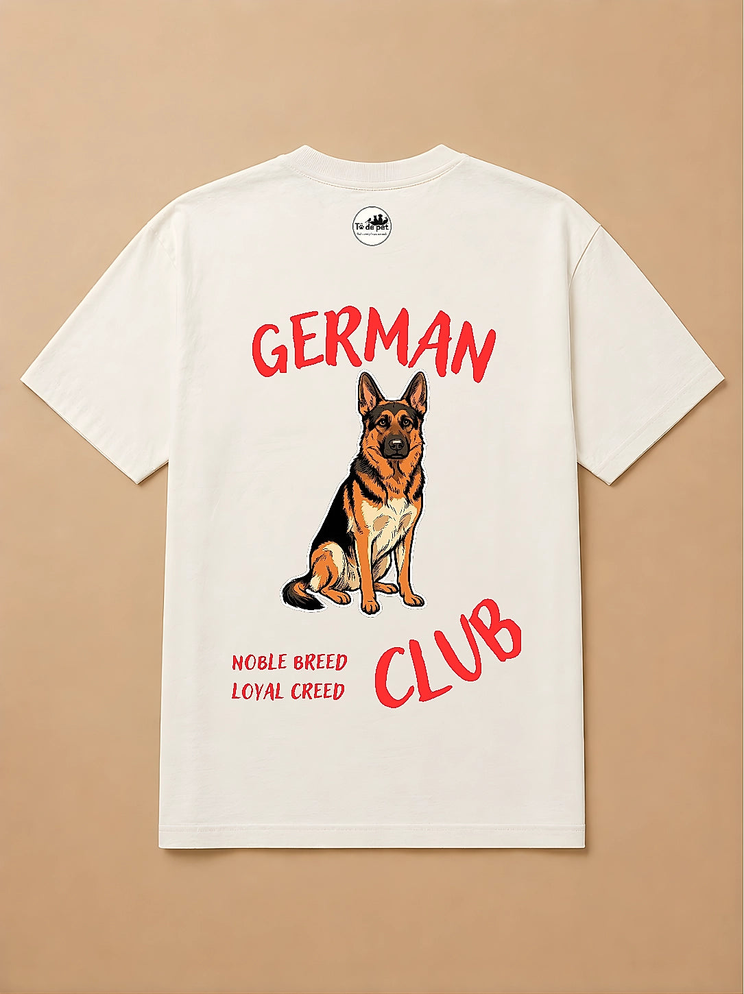 Camisa Oversized Clube dos Pets - Pastor Alemão