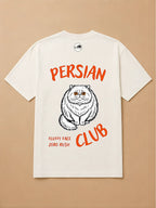 Camisa Oversized Clube dos Pets - Gato Persa