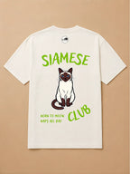 Camisa Oversized Clube dos Pets - Siamês