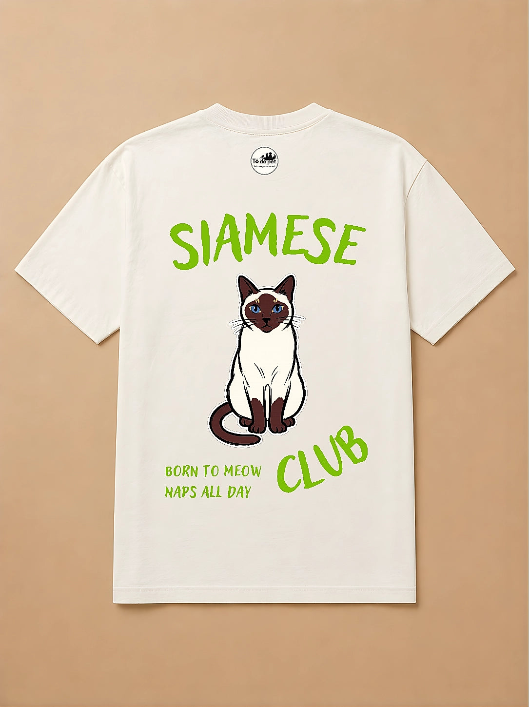 Camisa Oversized Clube dos Pets - Siamês