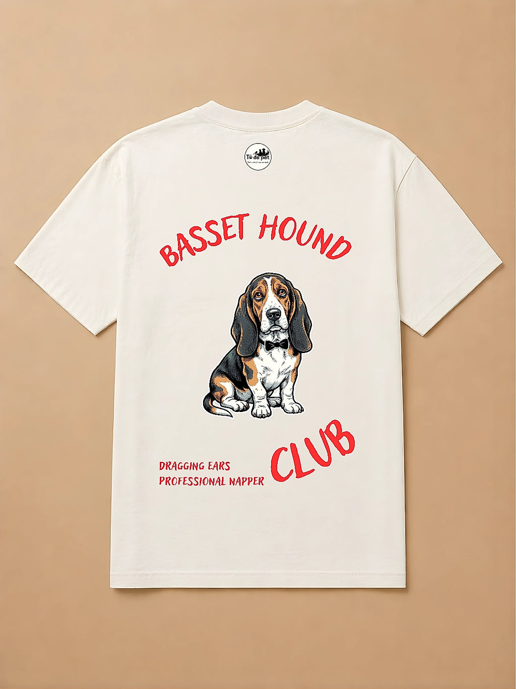 Camisa Oversized Clube dos Pets - Basset Hound