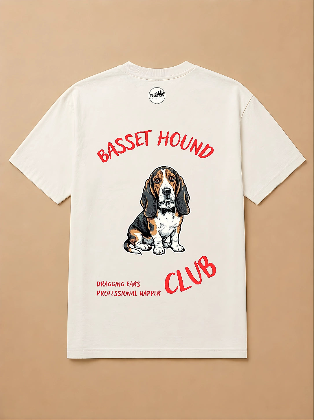 Camisa Oversized Clube dos Pets - Basset Hound
