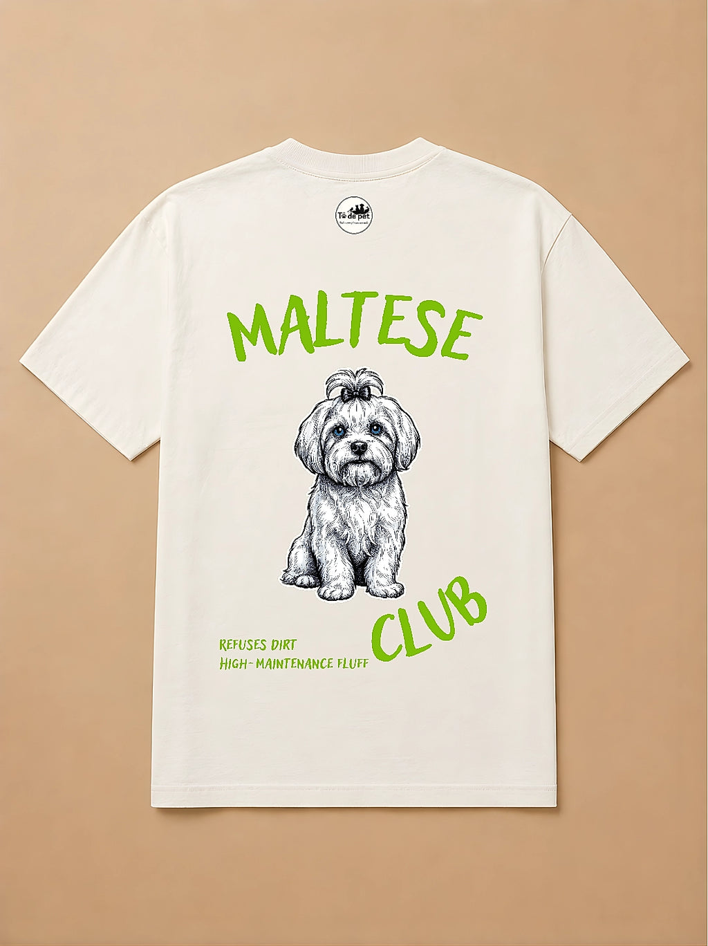 Camisa Oversized Clube dos Pets - Maltês