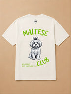 Camisa Oversized Clube dos Pets - Maltês