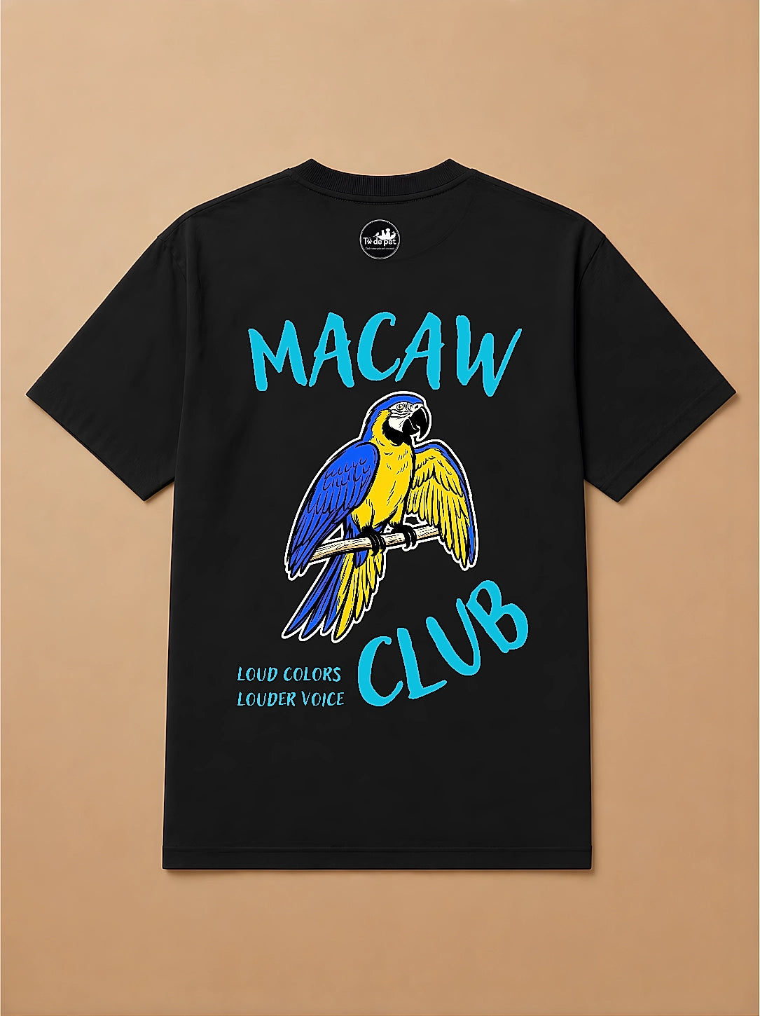 Camisa Oversized Clube dos Pets - Arara Azul