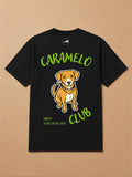 Camisa Oversized Clube dos Pets - Caramelo