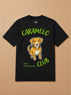 Camisa Oversized Clube dos Pets - Caramelo