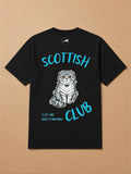 Camisa Oversized Clube dos Pets - Gato Escocês