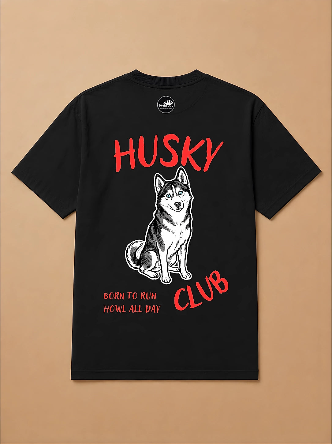 Camisa Oversized Clube dos Pets - Husky